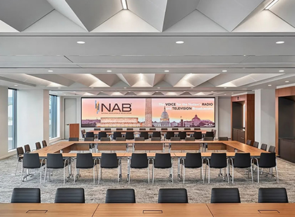 NAB广播电视协会华盛顿办公装建设计空间是怎么的